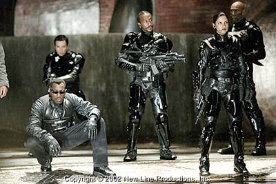 Black leather...the uniform of choice for all vampire hunters.