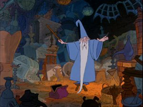 For the greatest wizard of all time, Merlin is pretty darned incompetent in this movie.