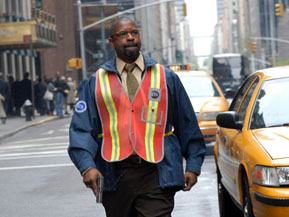 Some crossing guards take their jobs more seriously than others.