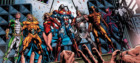 If they're called Dark Avengers, why are their costumes so bright?