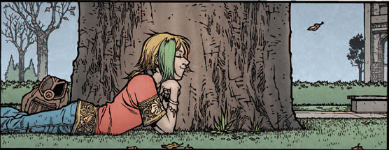 An unusual happy moment for a character in Locke & Key.