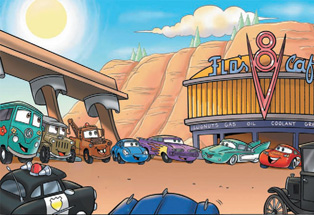 The Cars join together to celebrate their mighty takeover of Marvel.
