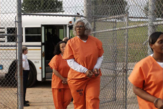 At last, Madea has been arrested for her crimes against cinema.