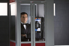 Michael Scott refuses to leave what he believes is the Tardis.