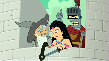 Is Bender flipping us off?