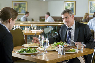 It's rude to interrupt me while I'm eating. I'm George Clooney. I could have you killed.