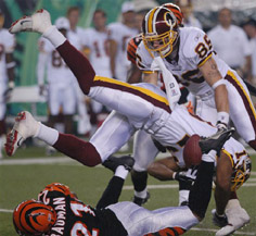 Suffice it to say the Redskins need to practice their tackling.