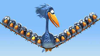 Guess which one is Pixar's and which are all the other recent Disney animated films. 