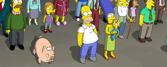 Homer has finally found a pet that can give him all he desires - bacon, pork chops...