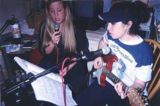 It's kind of wonderful that she's wearing a Disney World shirt.