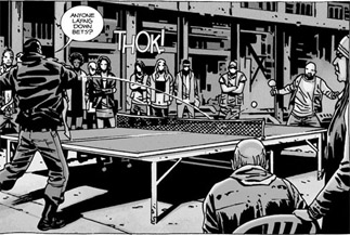 A ping pong tournament is the most exciting thing ever to happen in the pages of The Walking Dead.