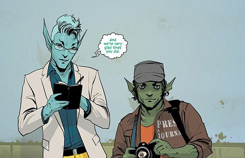 They're only glad if you're reading Saga.
