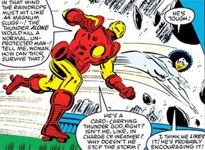 Why does Iron Man need roller skates?