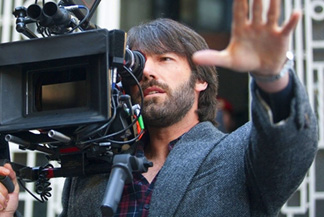 Ben Affleck strikes his 'Big-Time Director' pose.