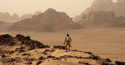 Matt Damon just discovered water on Mars, everyone!
