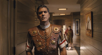 You know, I'm not sure why I'm wearing the Caesar outfit...