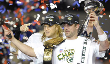 Brett Favre will be challenging him for the belt at Wrestlemania XXVII.