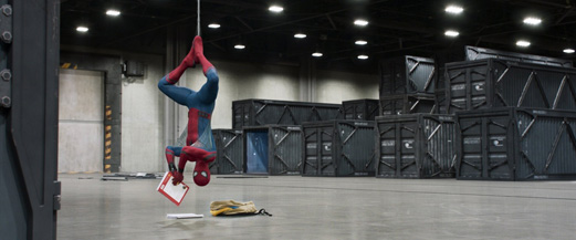 How Spider-Man relaxes.