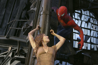 Spider-Man is a kinky dude.