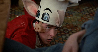 Pig hats were quite popular in the '80s. No, we swear.