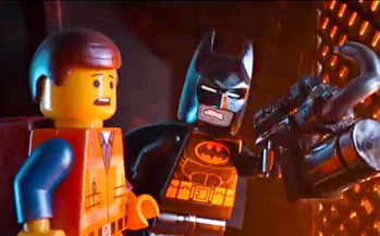 Even Lego Batman never smiles.