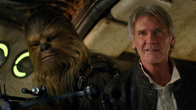 As we say goodbye to Star Wars at #1 in its final week, we'll just put Chewie and Han right here.