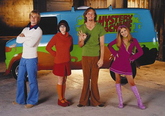 The back of the Mystery Machine smells like Otto's jacket.